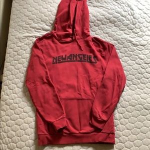 Red H&M graphic hoodie
